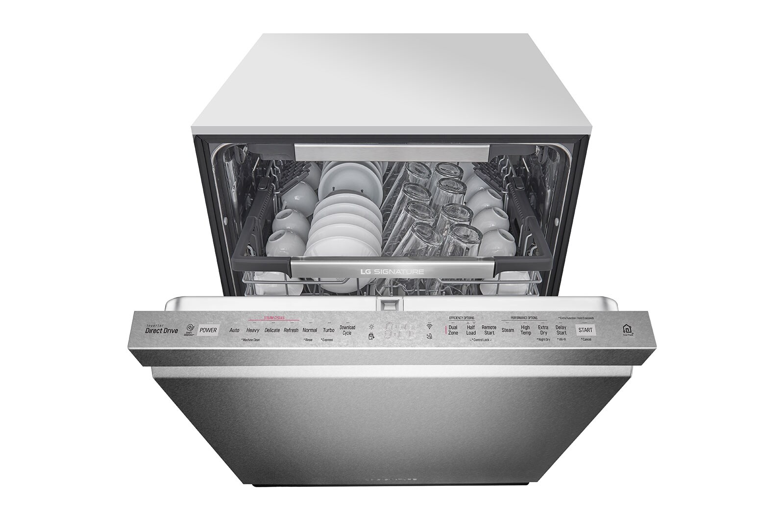 LG SIGNATURE Top Control Smart Dishwasher with TrueSteam® LG USA