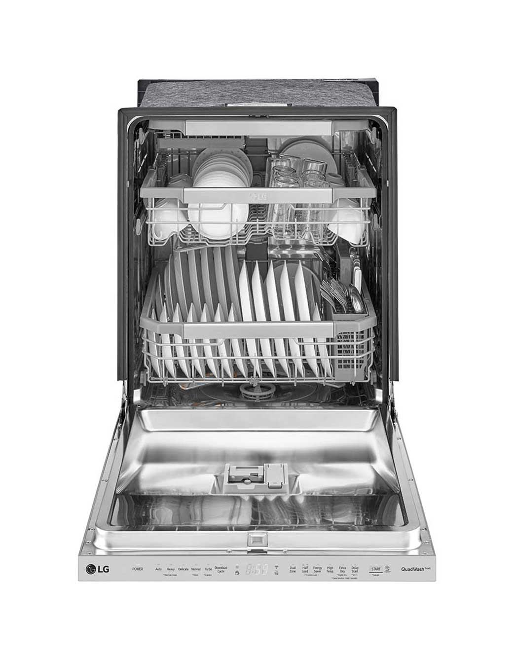 Smart Dishwasher with QuadWash™ and Adjustable 3rd Rack, 44dB