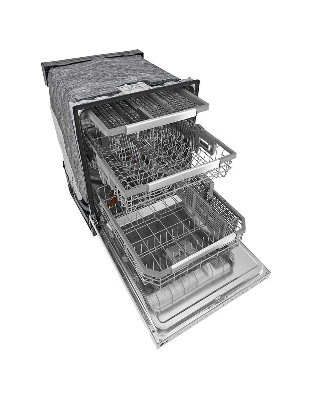 Smart Dishwasher with QuadWash™ and Adjustable 3rd Rack, 44dB