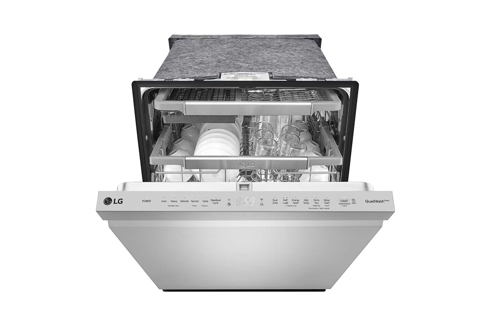 Smart Dishwasher with QuadWash™ and Adjustable 3rd Rack, 44dB