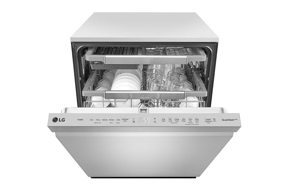LG Smart Dishwasher with QuadWash™ and Adjustable 3rd Rack, 44dB