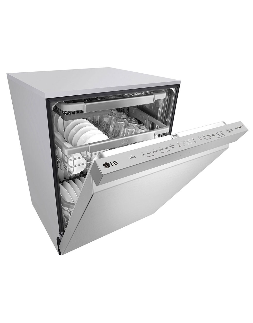 LG Smart Dishwasher with QuadWash™ and Adjustable 3rd Rack, 44dB