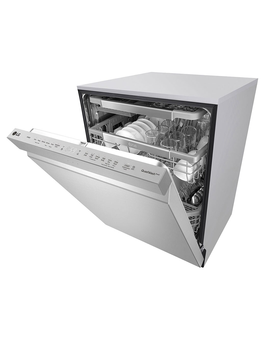 LG Smart Dishwasher with QuadWash™ and Adjustable 3rd Rack, 44dB (LDPN6761T) LG USA