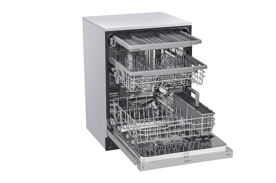 LG LDFN4542S Front Control Dishwasher with QuadWash™ LG USA