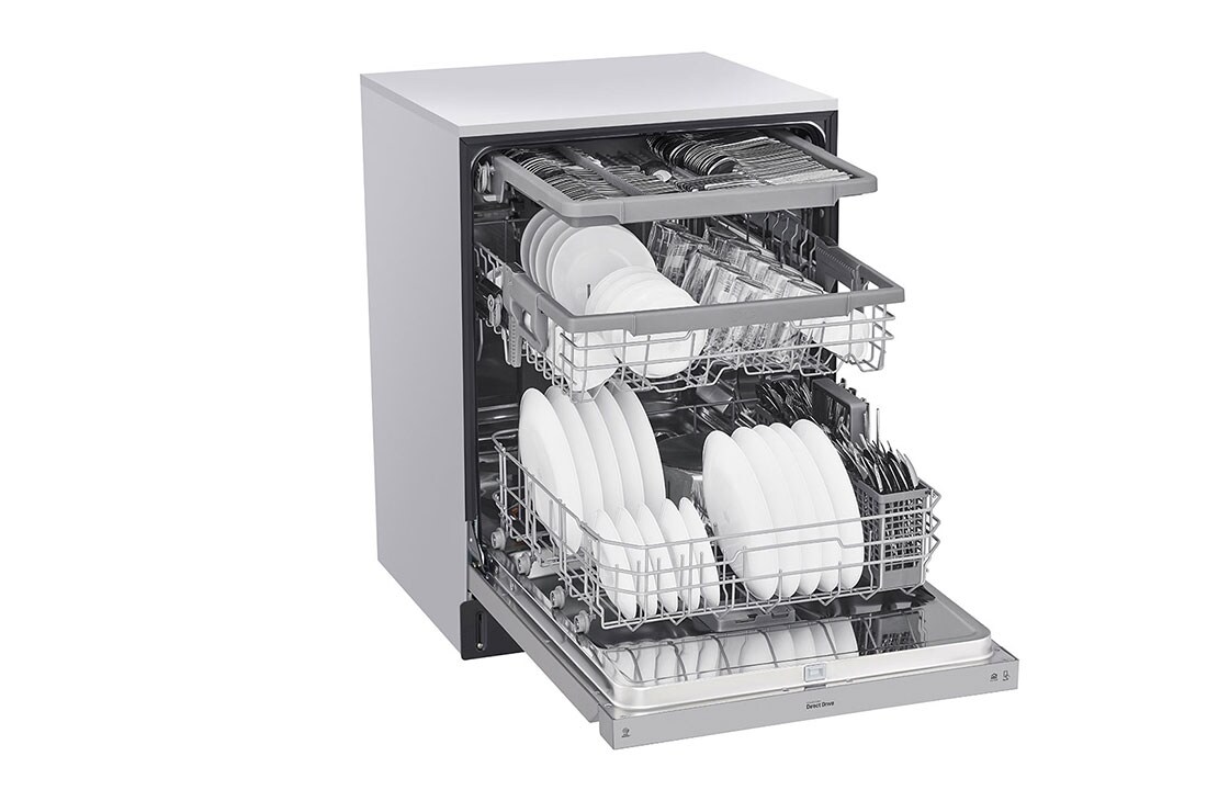 LG LDFN4542S Front Control Dishwasher with QuadWash™ LG USA