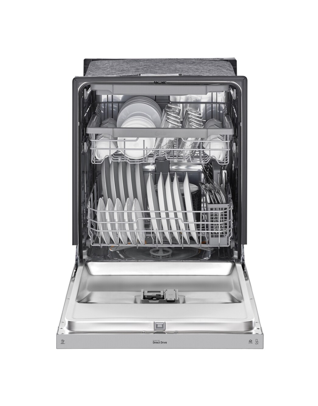 LG Front Control Dishwasher with QuadWash™ (LDFN4542S) LG USA