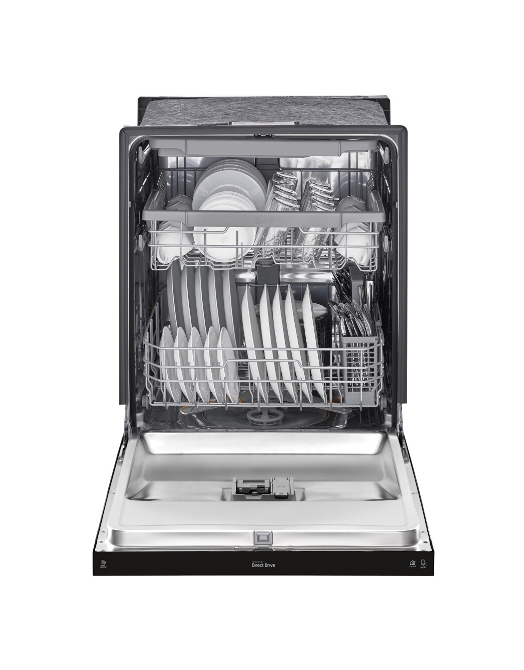 LG Front Control Dishwasher with QuadWash™ (LDFN4542S) LG USA