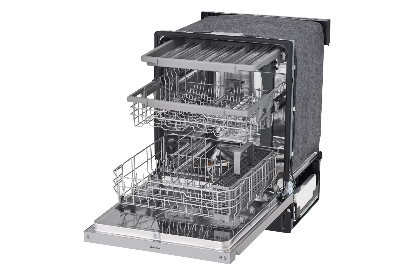 LG Front Control Dishwasher with QuadWash™ (LDFN4542S) LG USA