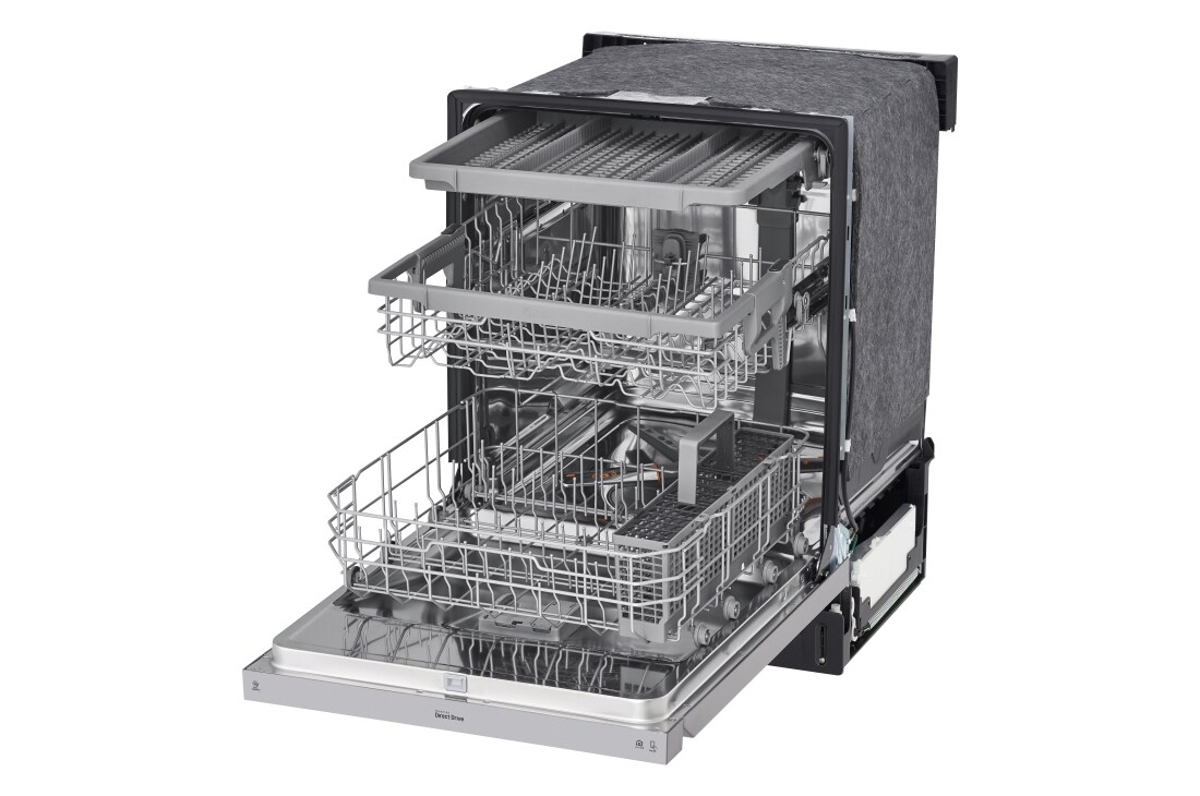 LG Front Control Dishwasher with QuadWash™ (LDFN4542S) LG USA