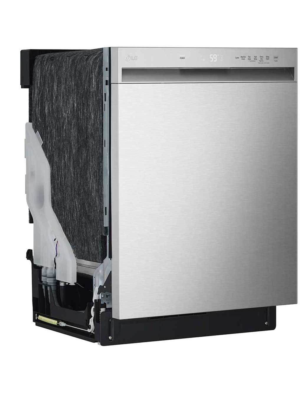 LG Front Control Dishwasher with QuadWash™ (LDFN3432T) LG USA