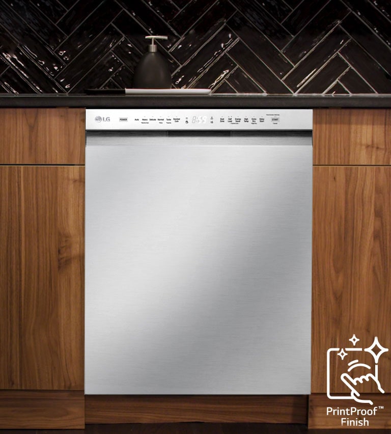 LG LDFN343LS Front Control Dishwasher with QuadWash™ LG USA