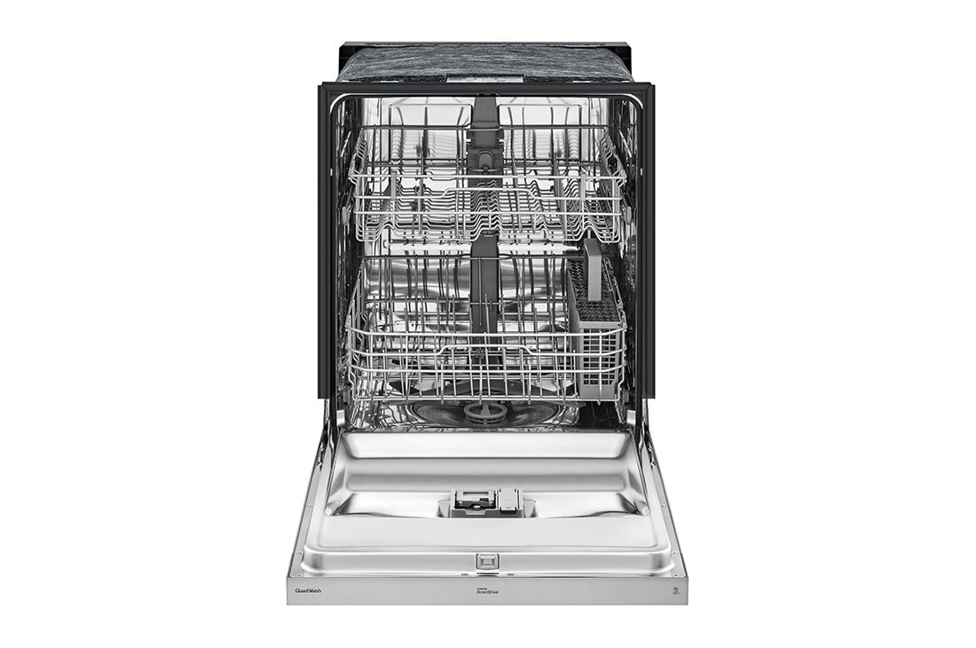 LG LDFN343LS Front Control Dishwasher with QuadWash™ LG USA