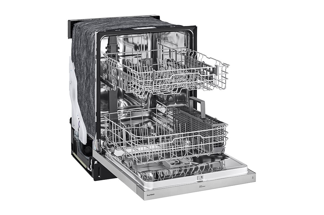 LG LDFN343LS Front Control Dishwasher with QuadWash™ LG USA