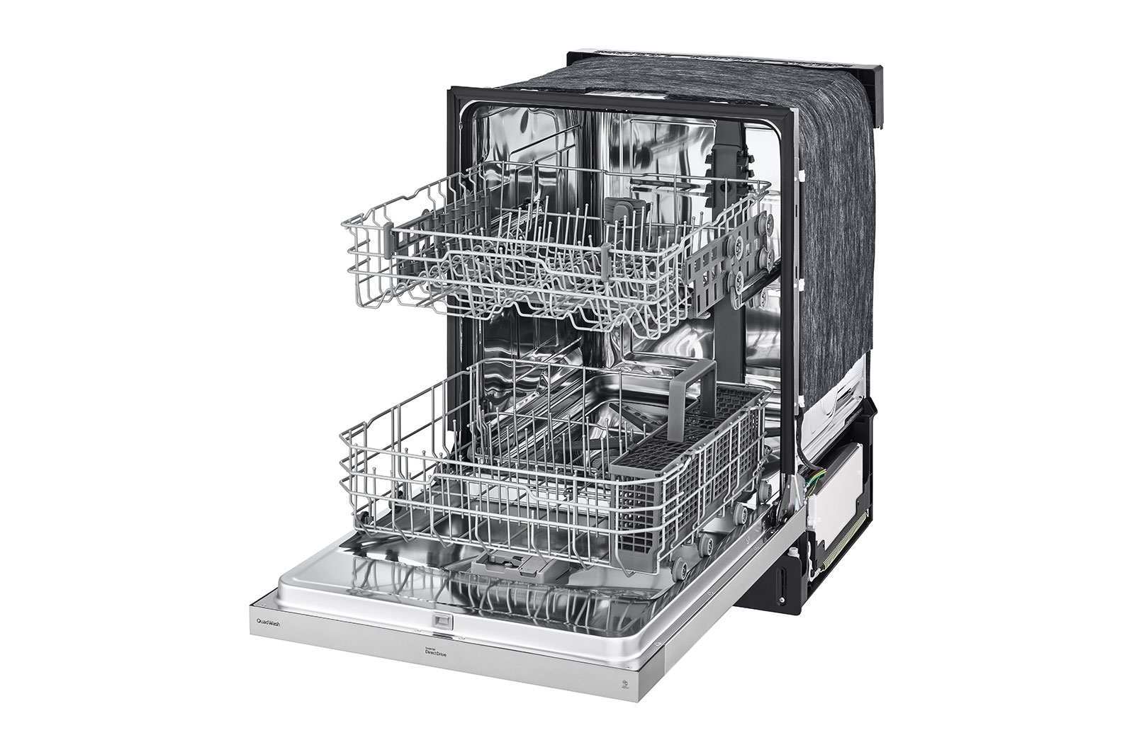 LG LDFN343LS Front Control Dishwasher with QuadWash™ LG USA