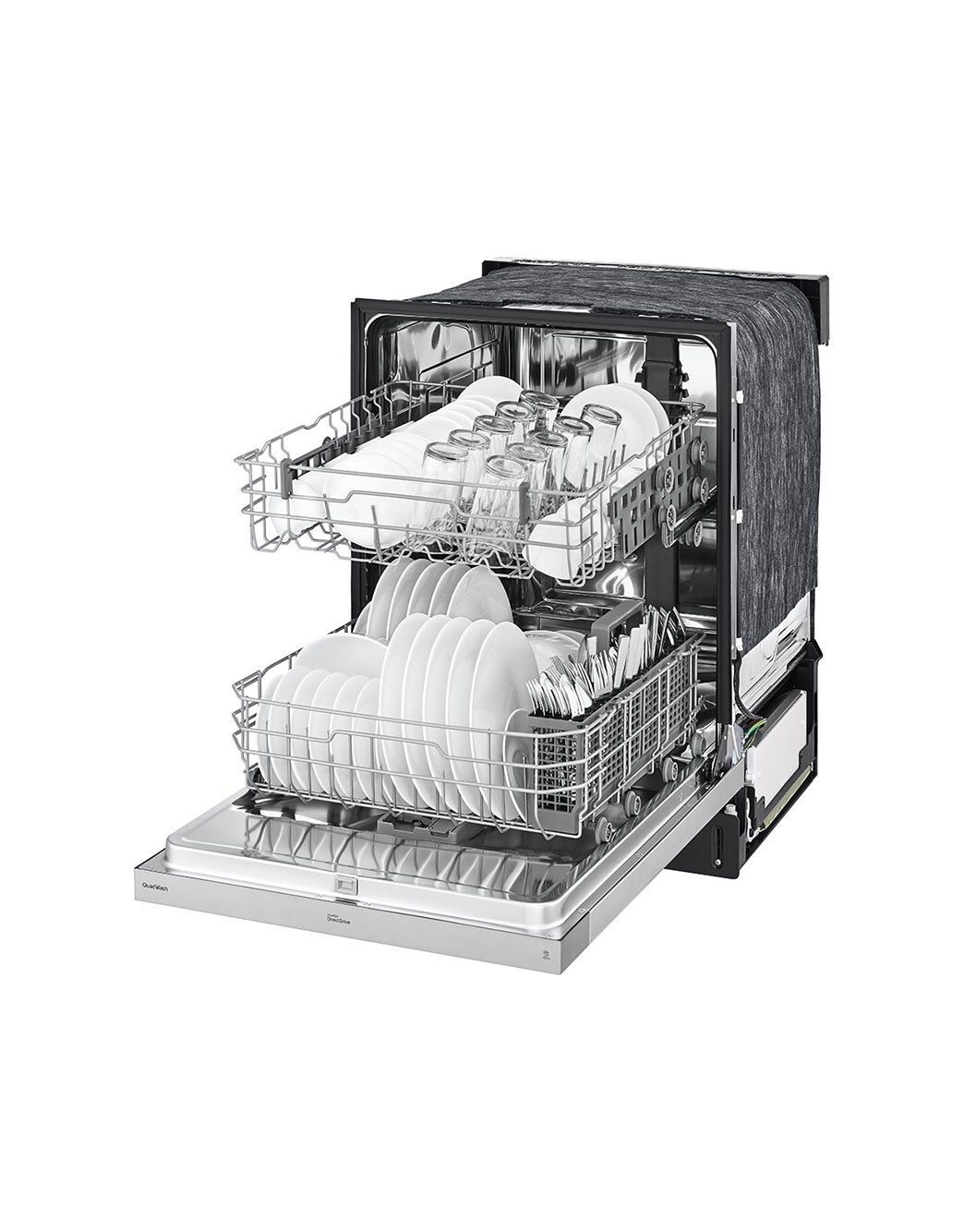 LG LDFN343LS Front Control Dishwasher with QuadWash™ LG USA