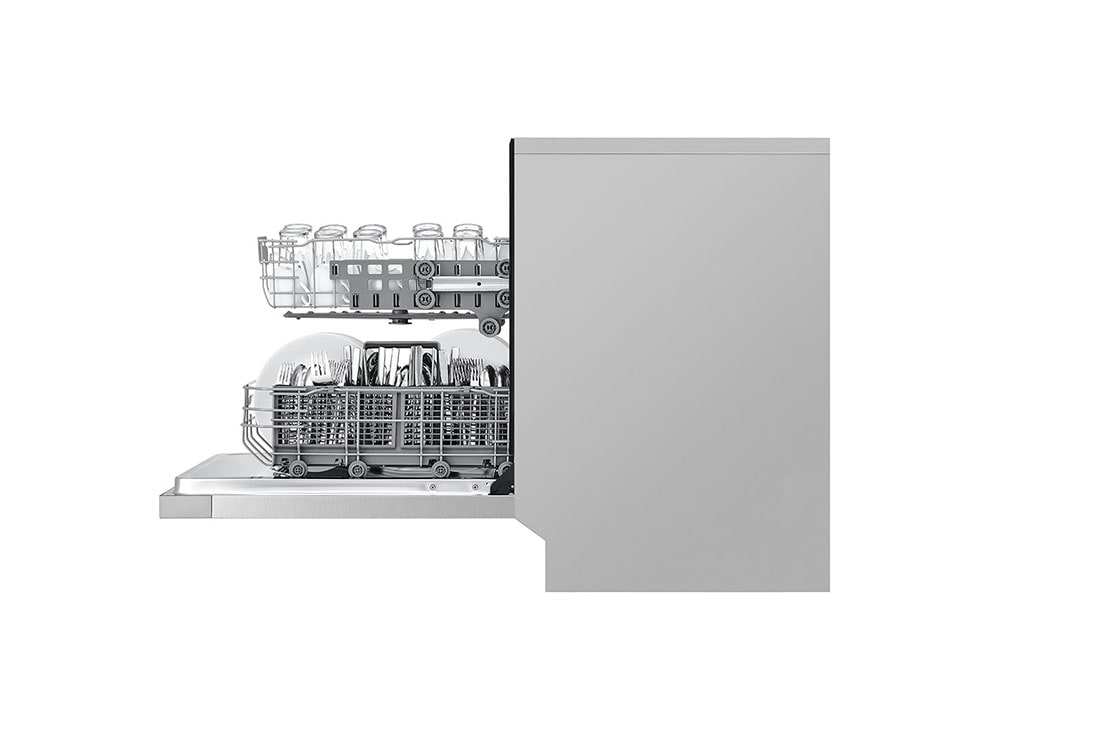 LG LDFN343LS Front Control Dishwasher with QuadWash™ LG USA