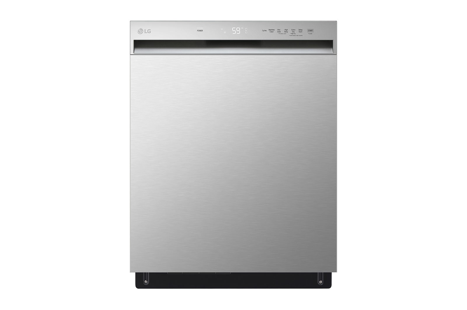 LG LDFN343LS Front Control Dishwasher with QuadWash™ LG USA