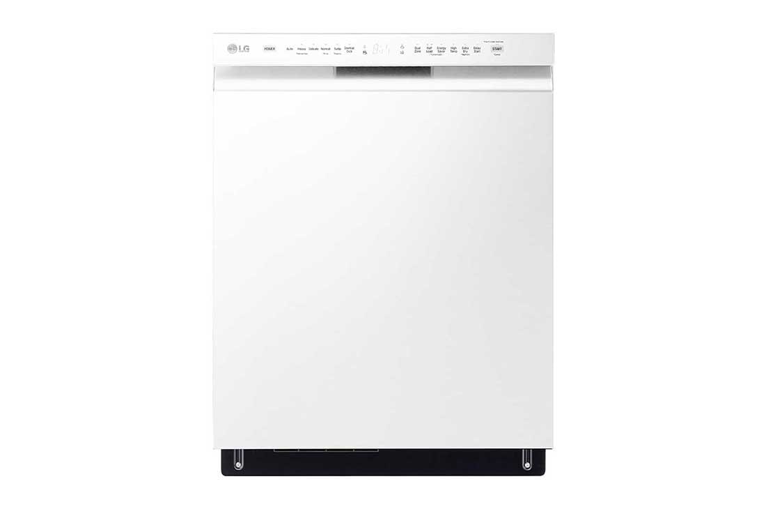 LG QuadWash Front Control 24in BuiltIn Dishwasher (White) ENERGY STAR