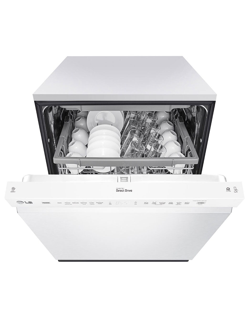 LG LDFN4542W Front Control Dishwasher with QuadWash™ and 3rd Rack LG USA