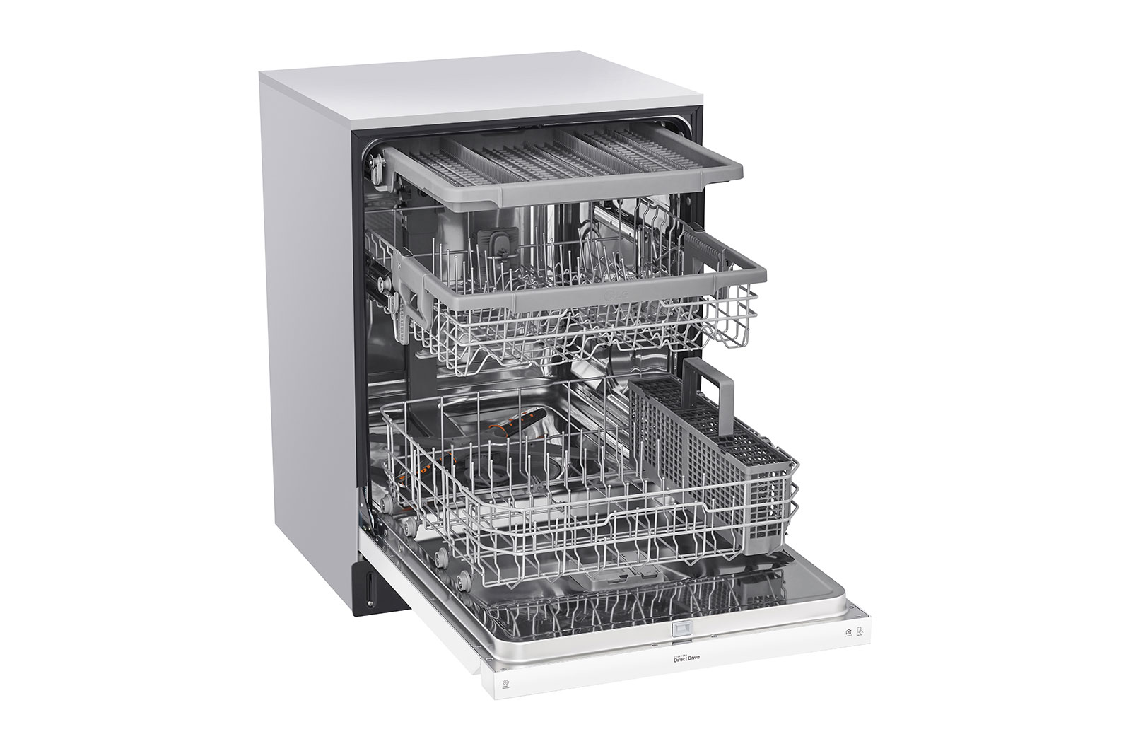 LG LDFN4542W Front Control Dishwasher with QuadWash™ and 3rd Rack LG USA