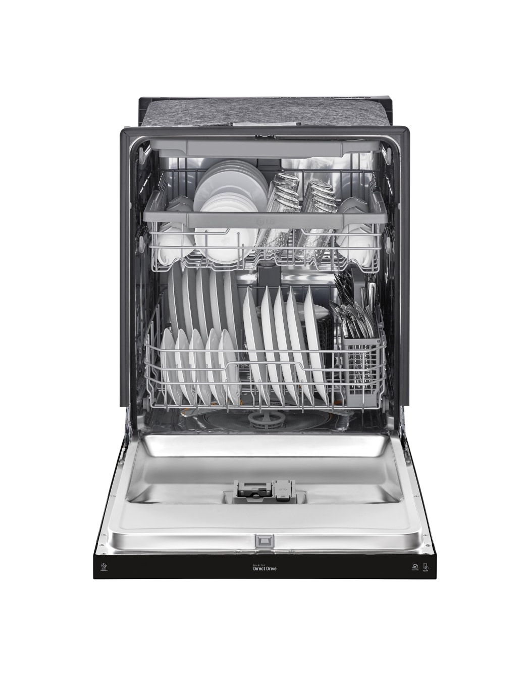 LG Front Control Dishwasher with QuadWash™ and 3rd Rack (LDFN4542B