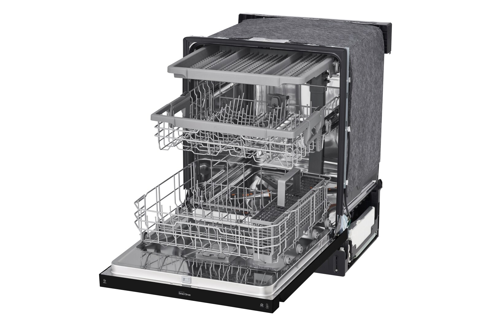 LG Front Control Dishwasher with QuadWash™ and 3rd Rack (LDFN4542B