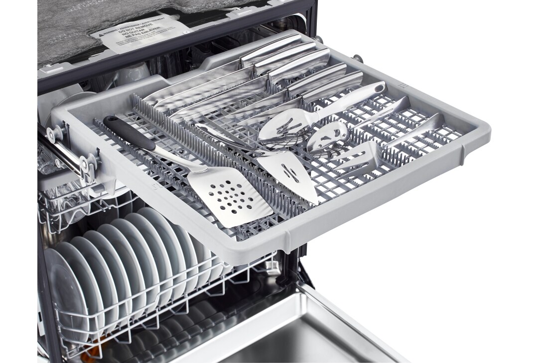 LG Front Control Dishwasher with QuadWash™ and 3rd Rack (LDFN4542B