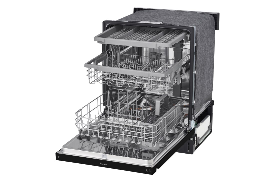 LG Front Control Dishwasher with QuadWash™ and 3rd Rack (LDFN4542B