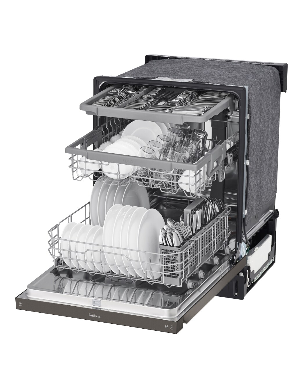 LG Front Control Dishwasher with QuadWash™ and 3rd Rack (LDFN4542D