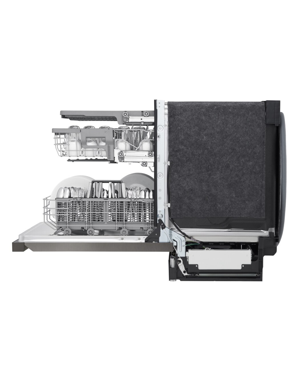 LG Front Control Dishwasher with QuadWash™ and 3rd Rack (LDFN4542D