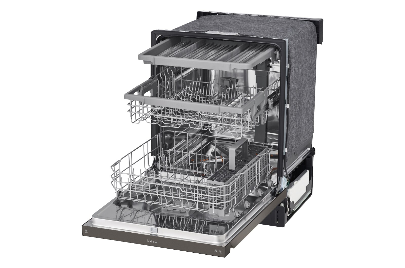 LG Front Control Dishwasher with QuadWash™ and 3rd Rack (LDFN4542D
