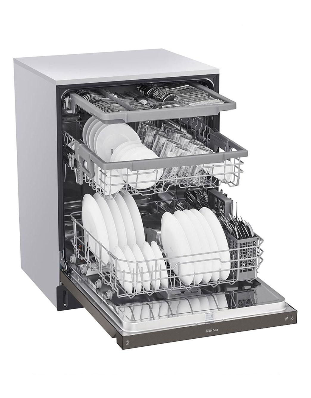 LG LDFN4542D Front Control Dishwasher with QuadWash™ and 3rd Rack LG USA