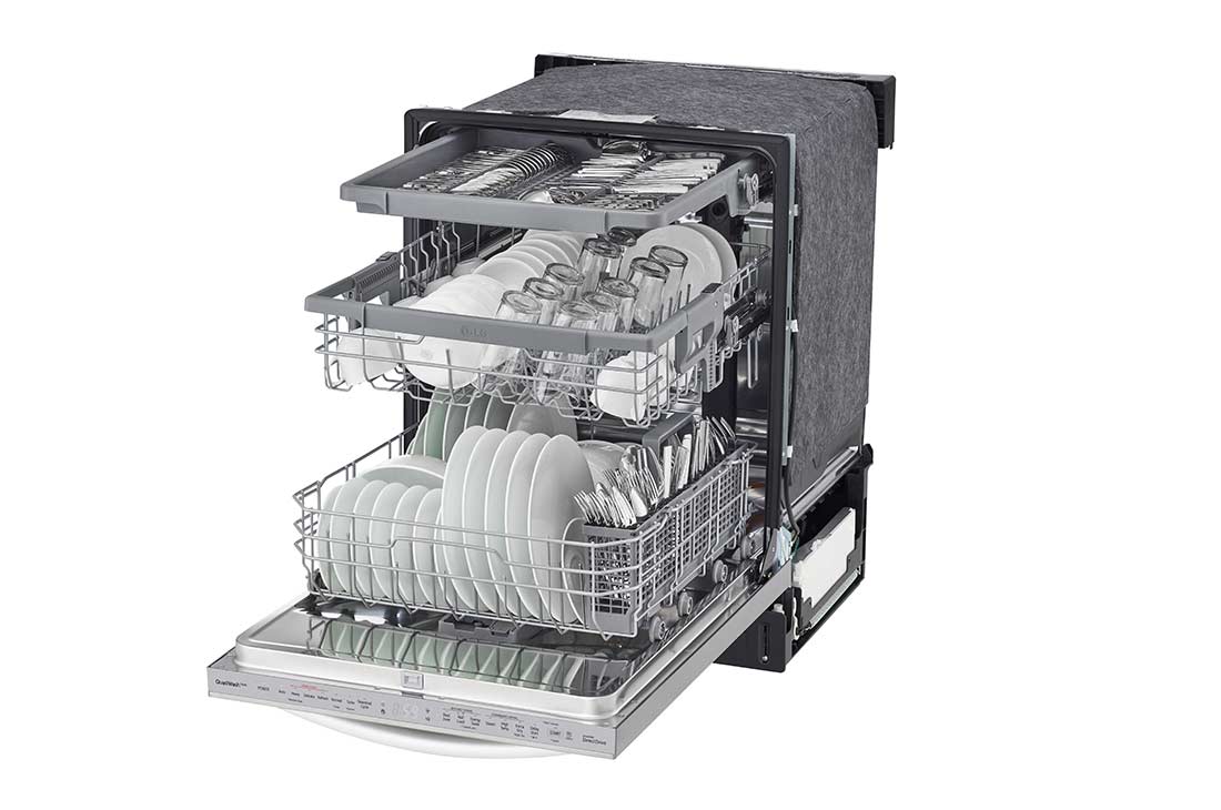 LG Top Control Smart Dishwasher with QuadWash™ (LDTS5552S) LG USA