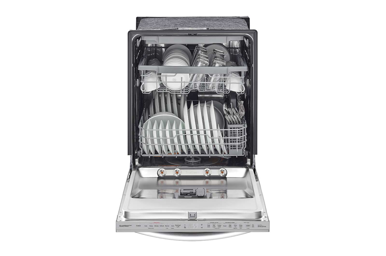 LG Top Control Smart Dishwasher with QuadWash™ (LDTS5552S) LG USA
