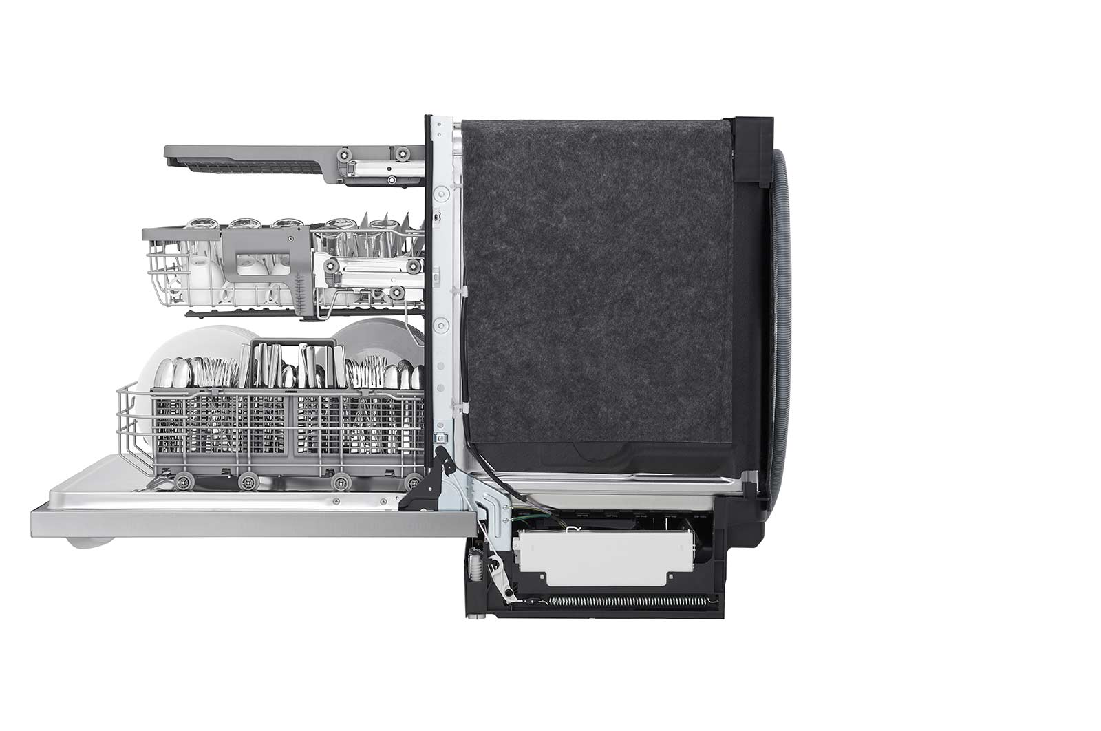 LG Top Control Smart Dishwasher with QuadWash™ (LDTS5552S) LG USA