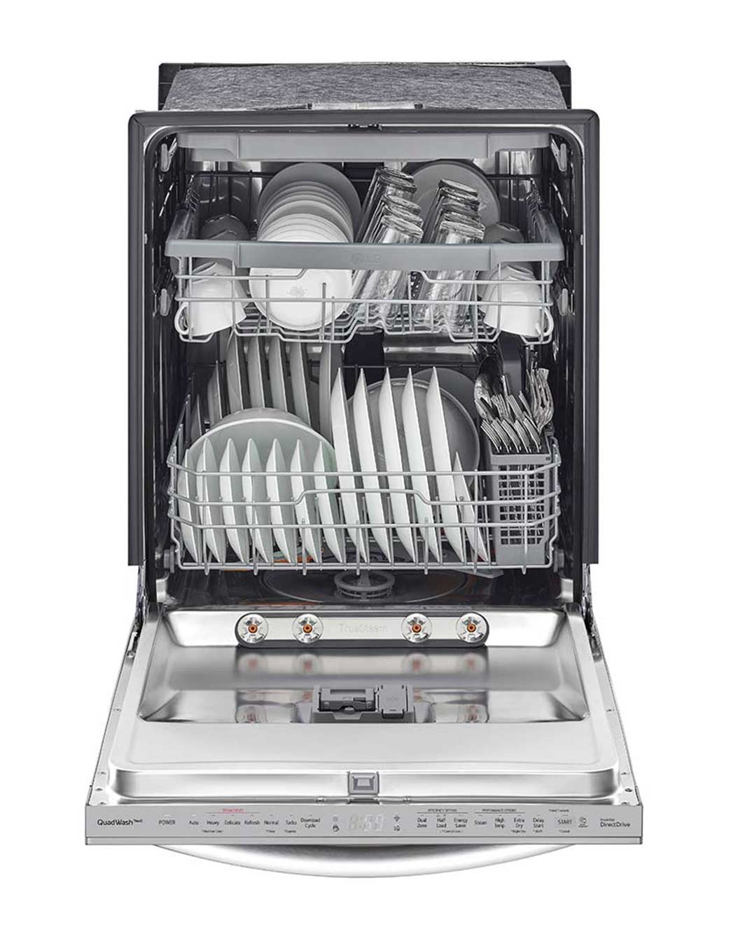 LG Top Control Smart Dishwasher with QuadWash™ (LDTS5552S) LG USA