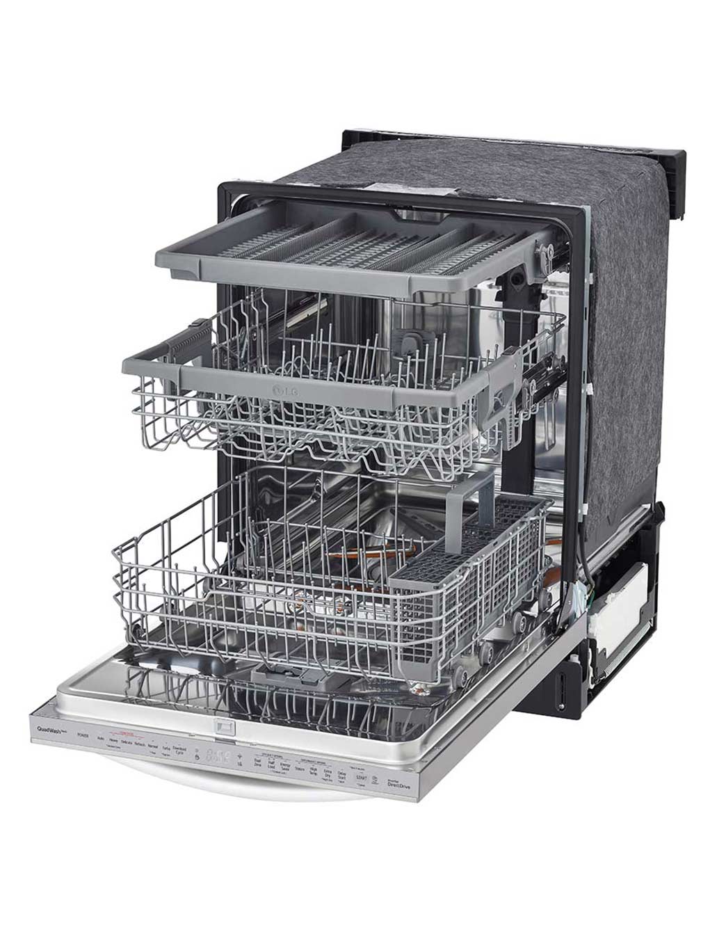LG Top Control Smart Dishwasher with QuadWash™ (LDTS5552S) LG USA