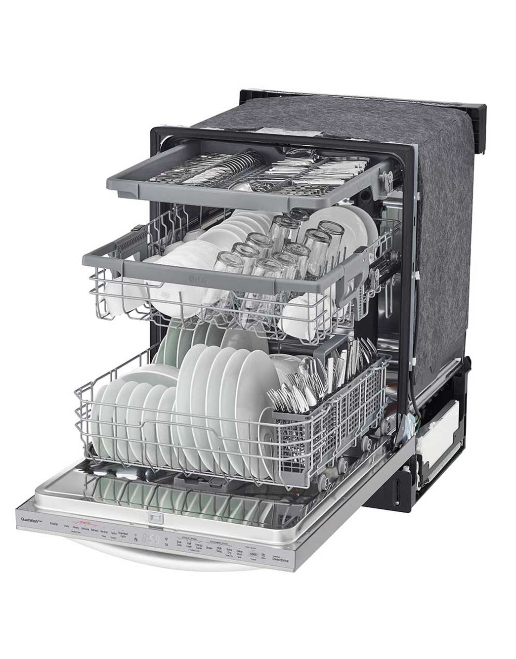 LG Top Control Smart Dishwasher with QuadWash™ (LDTS5552S) LG USA