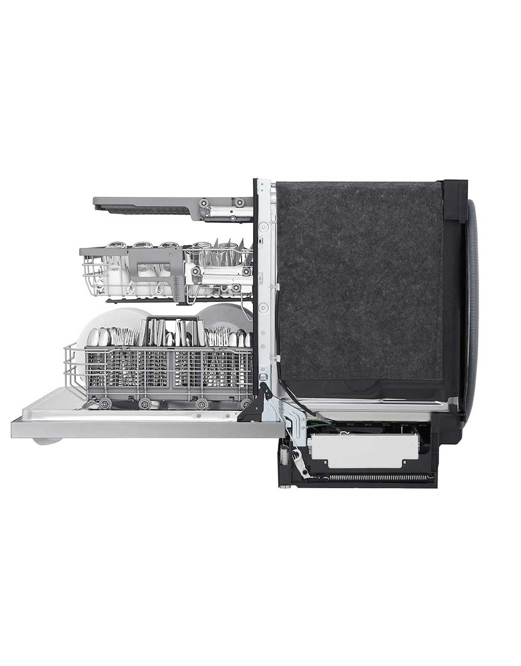 LG Top Control Smart Dishwasher with QuadWash™ (LDTS5552S) LG USA