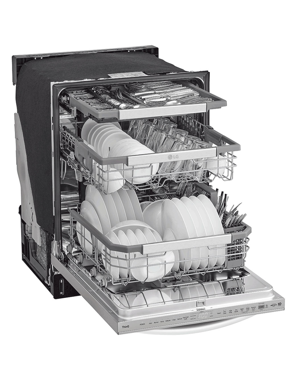 QuadWash™ Pro Dishwasher with Stainless Steel Handle