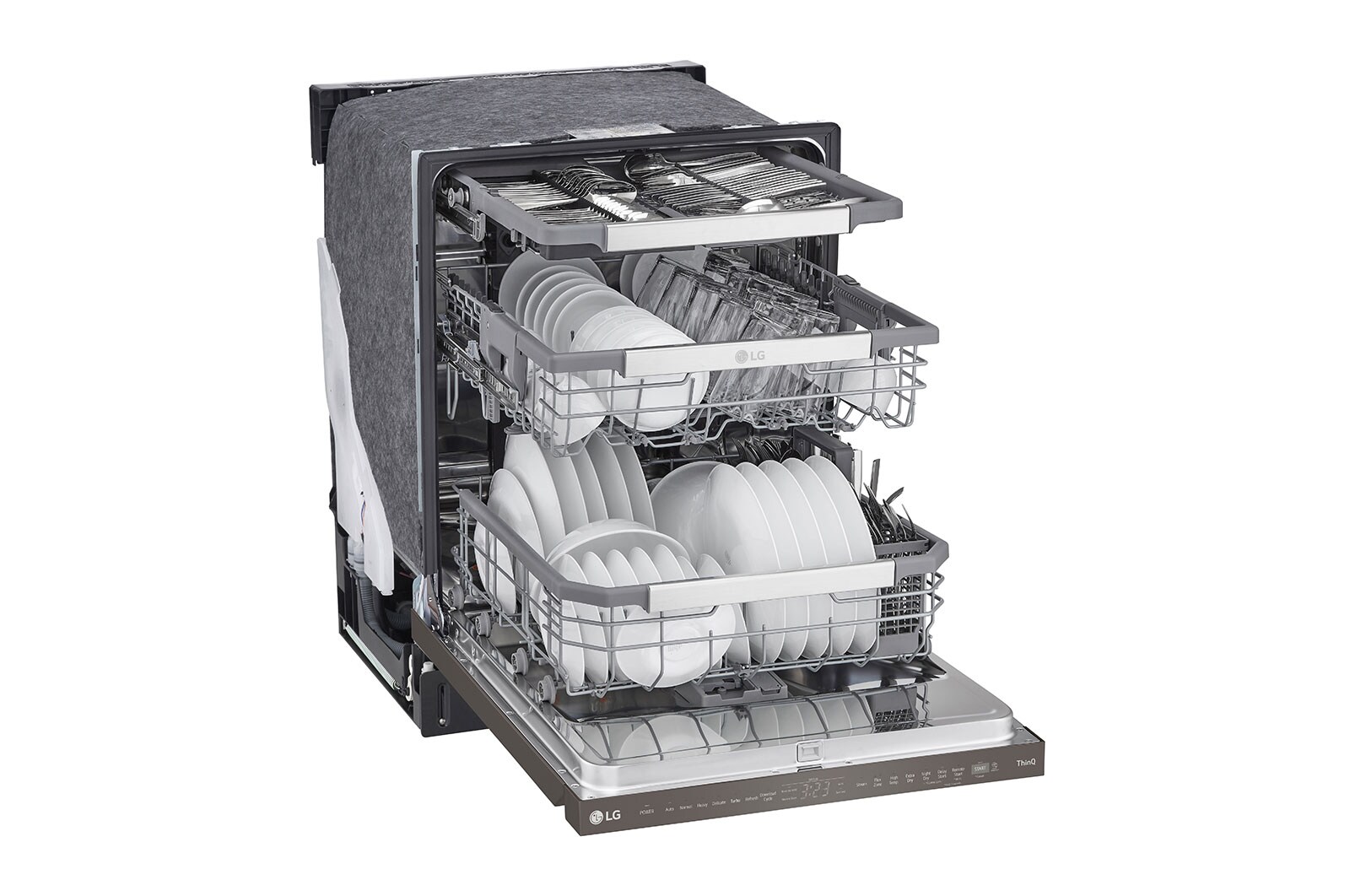 Top Control Dishwasher with QuadWash® Pro Black Stainless
