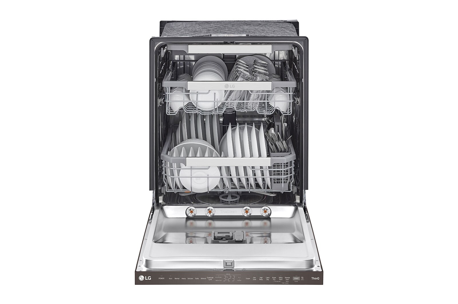 Top Control Dishwasher with QuadWash® Pro Black Stainless