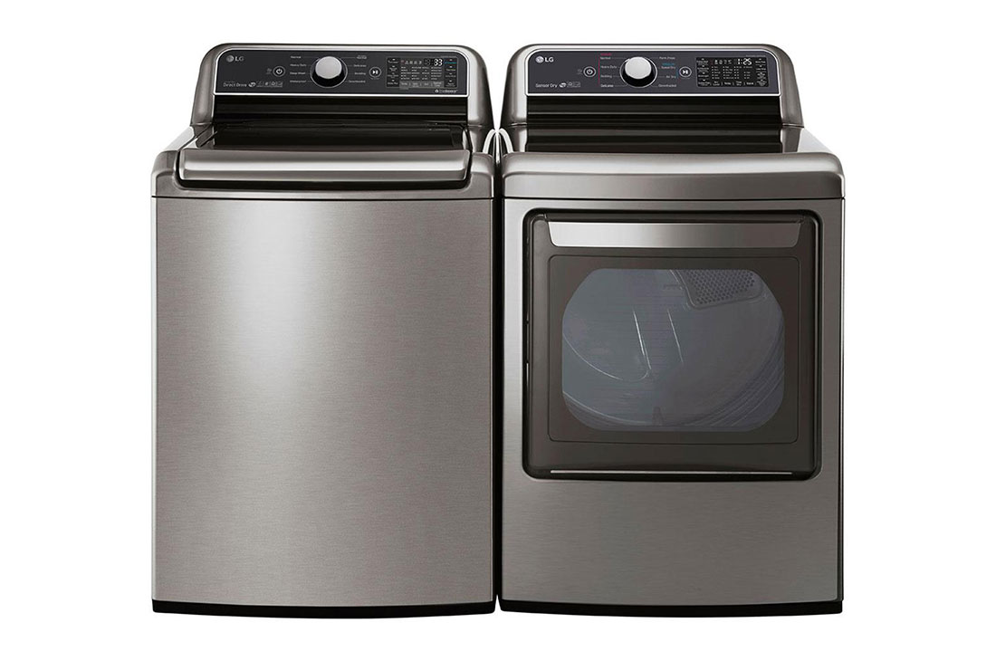 LG Smart Top Load Washer And Gas Dryer Pair With EasyLoad, 52 OFF