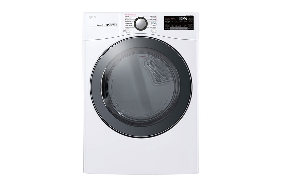 LG DLEX3900W: 7.4 cu. ft. Electric Dryer with Sensor Dry Technology
