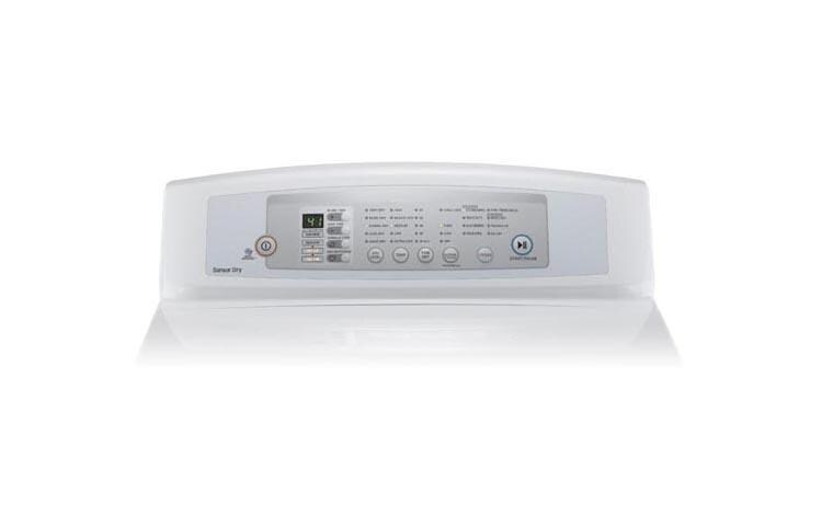 LG DLE4801W: 7.1 cu. ft. Large Capacity Dryer with LED Display and Rear