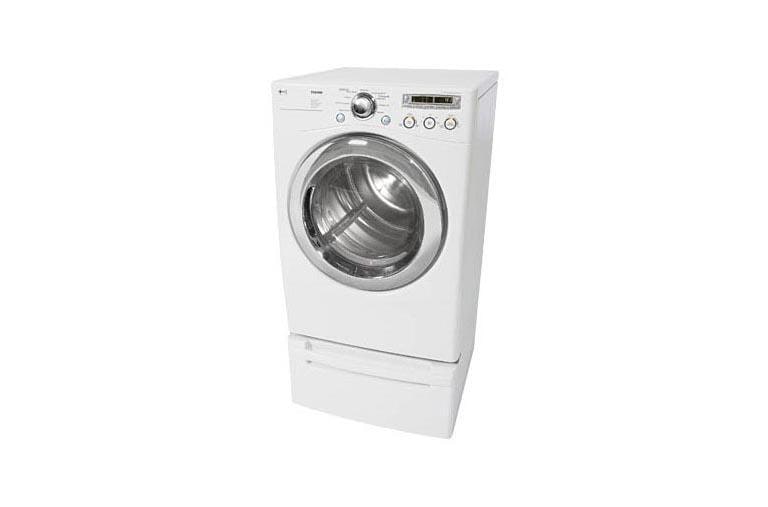 Electric Dryer With 9 Drying Programs White Electric Dryer With 9 Drying Programs White