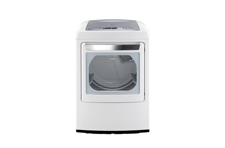 LG DLGY1202W Large Capacity Front Control Steam Gas Dryer LG USA