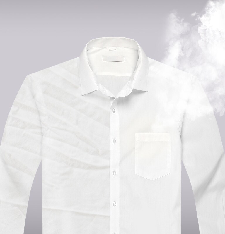 dress shirt in dryer for wrinkles
