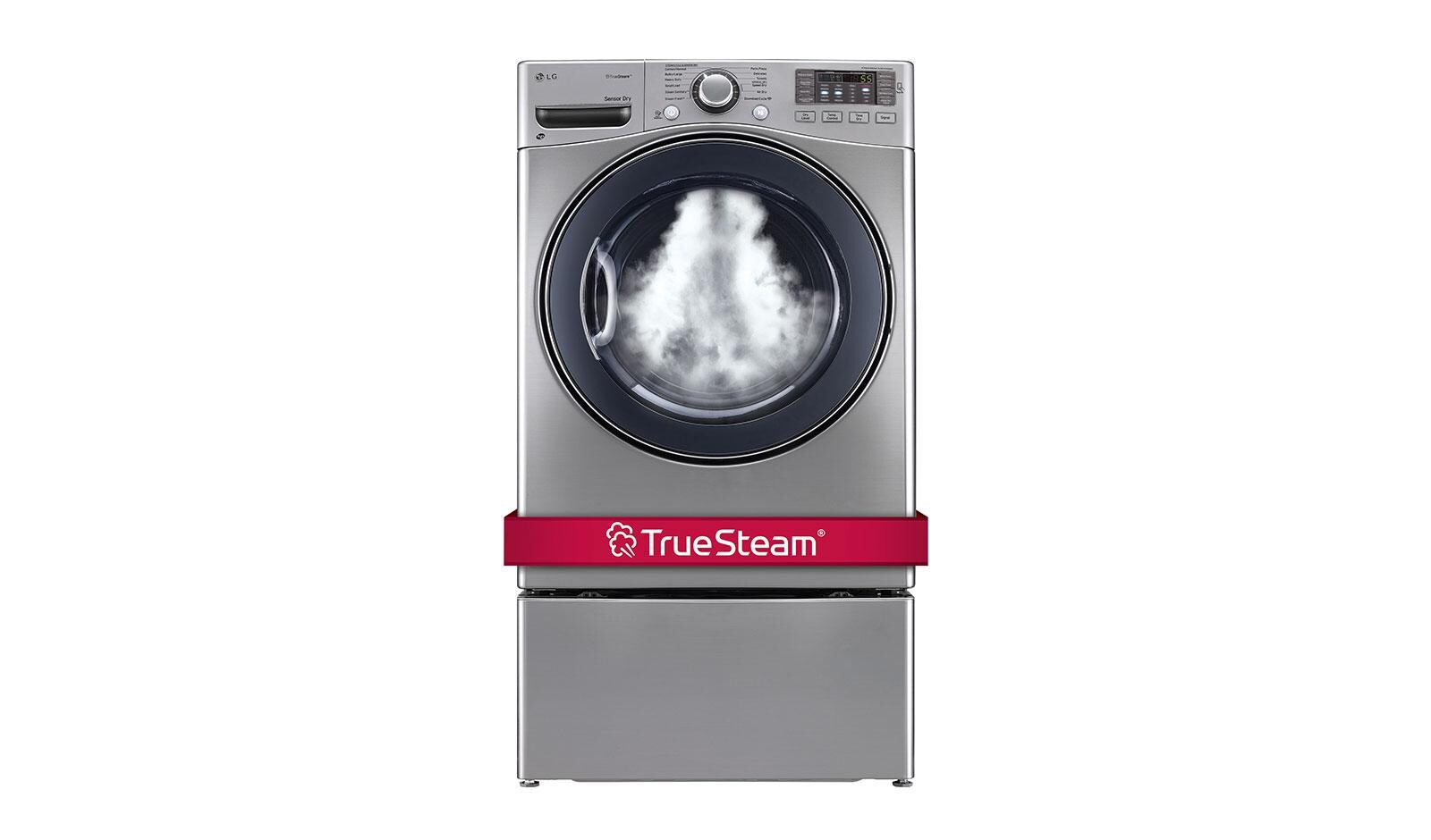 Lg Dlex3570v Ultra Large Capacity Steam Dryer With Nfc Tag On Usa