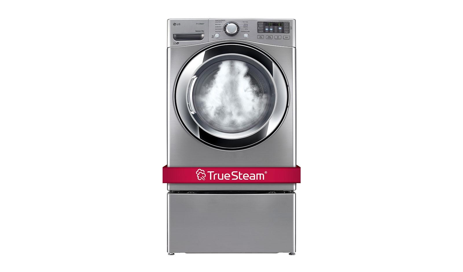 Lg Dlex3370v Ultra Large Capacity Steam Dryer With Nfc Tag On Usa